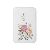 Tapis De Bain Fleurs d'eau (Devant (Vertical))