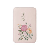 Tapis De Bain Fleurs d'eau (Devant (Vertical))