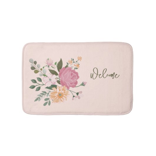 Tapis De Bain Fleurs d'eau (Devant)