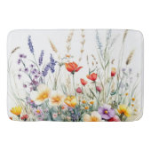 Tapis De Bain Fleurs des prés et lavande (Devant)