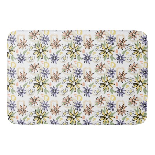Tapis De Bain Fleurs d'été (Devant)