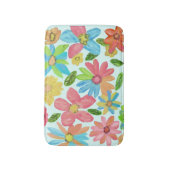 Tapis De Bain Fleurs d'été (Devant (Vertical))