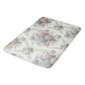 Tapis De Bain Fleurs d'hortensia délicates (Angle)