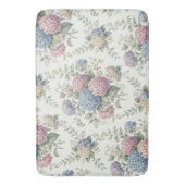 Tapis De Bain Fleurs d'hortensia délicates (devant Vertical)