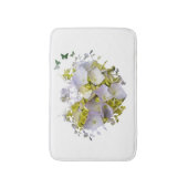 Tapis De Bain Fleurs d'Hydrangea dans Victorian Die Coeur coupé (Devant (Vertical))