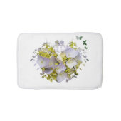 Tapis De Bain Fleurs d'Hydrangea dans Victorian Die Coeur coupé (Devant)