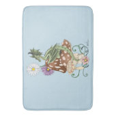 Tapis De Bain Fleurs d'Imaginaire de dragon de champignons verts (devant Vertical)