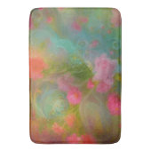 Tapis De Bain Fleurs d'Imaginaire peintes dans l'aquarelle chaud (devant Vertical)