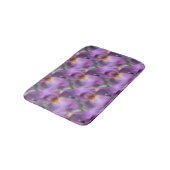 Tapis De Bain Fleurs d'Iris Pourpres Motif de la nature (Angle)