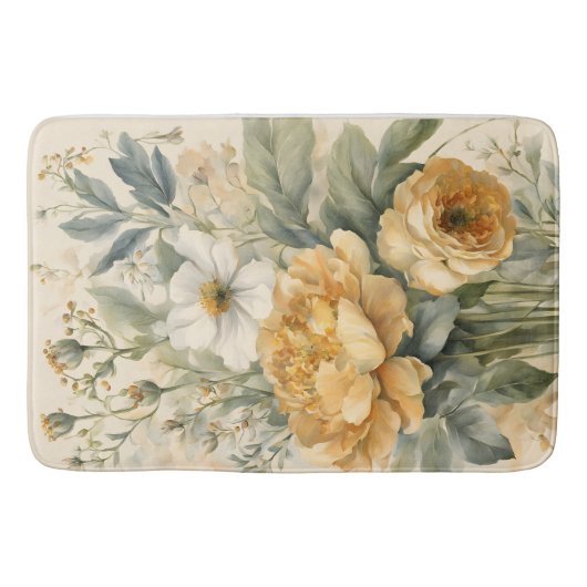 Tapis De Bain fleurs en capital (Devant)