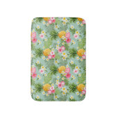 Tapis De Bain Fleurs et ananas tropicaux (Devant (Vertical))