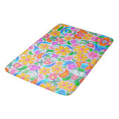 Tapis De Bain Fleurs et Paisley (Angle)