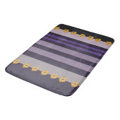 Tapis De Bain Fleurs et rayures (Angle)