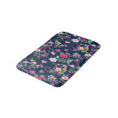 Tapis De Bain Fleurs Féminines de Style Rétro (Angle)