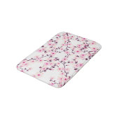 Tapis De Bain Fleurs florales de cerisier rose blanc (Angle)
