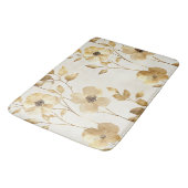 Tapis De Bain Fleurs Glam Or Chic (Angle)
