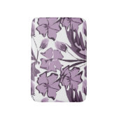 Tapis De Bain Fleurs Lilac et violet. (Devant (Vertical))