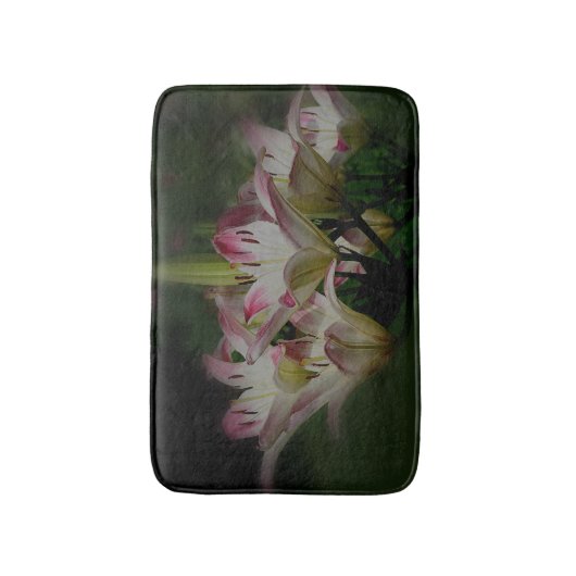 Tapis De Bain Fleurs Lily (Devant (Vertical))