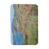 Tapis De Bain Fleurs | Madeira Island Portugal (Devant (Vertical))