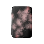 Tapis De Bain Fleurs marguerites africaines Noir Blanc Haut Cont (Devant (Vertical))