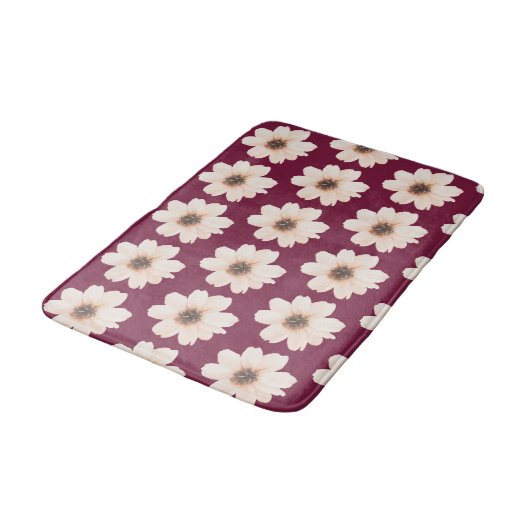 Tapis De Bain Fleurs modernes (Angle)