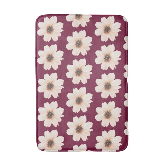 Tapis De Bain Fleurs modernes (Devant (Vertical))