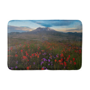 Tapis De Bain Fleurs   Pinceau indien & Penstemon