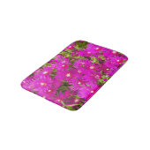 Tapis De Bain Fleurs Plantes de glace rose Floral (Angle)