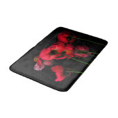 Tapis De Bain Fleurs | Poppies rouges (Angle)