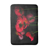 Tapis De Bain Fleurs | Poppies rouges (Devant (Vertical))