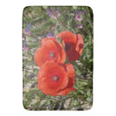 TAPIS DE BAIN FLEURS POPPY (devant Vertical)