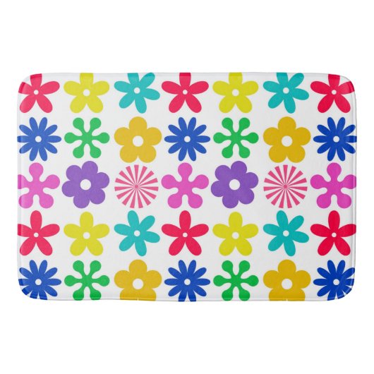 Tapis De Bain FLEURS RÉTRO super (Devant)