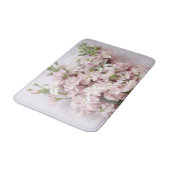 Tapis De Bain Fleurs rose pâle (Angle)