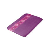 Tapis De Bain Fleurs roses (Angle)