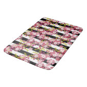 Tapis De Bain Fleurs roses (Angle)