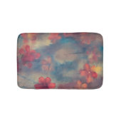 Tapis De Bain Fleurs roses bouchées (Devant)