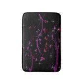 Tapis De Bain Fleurs roses chaudes (Devant (Vertical))