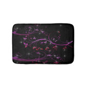 Tapis De Bain Fleurs roses chaudes (Devant)