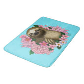 Tapis De Bain Fleurs roses parentes (Angle)