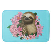 Tapis De Bain Fleurs roses parentes (Devant)