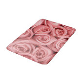 Tapis De Bain Fleurs | Roses roses (Angle)