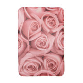 Tapis De Bain Fleurs | Roses roses (Devant (Vertical))