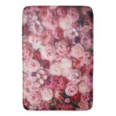 Tapis De Bain Fleurs roses roses Élégantes Fille (devant Vertical)