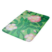 Tapis De Bain Fleurs roses sauvages (Angle)