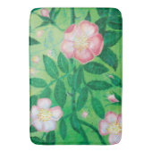 Tapis De Bain Fleurs roses sauvages (devant Vertical)