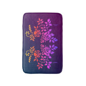 Tapis De Bain Fleurs Roses tendues Couleurs Abstraites (Devant (Vertical))