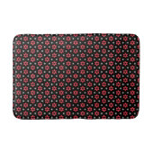 Tapis De Bain Fleurs rouges (Devant)