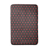 Tapis De Bain Fleurs rouges (Devant (Vertical))