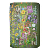 tapis de bain fleurs sauvages 26 (devant Vertical)