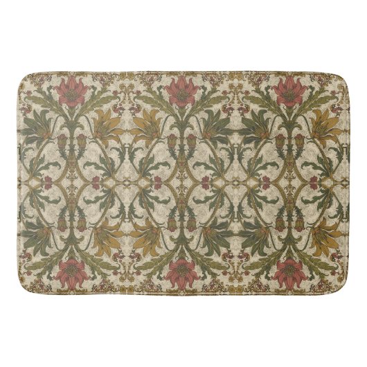 Tapis De Bain Fleurs sauvages de Lys doré William Morris (Devant)
